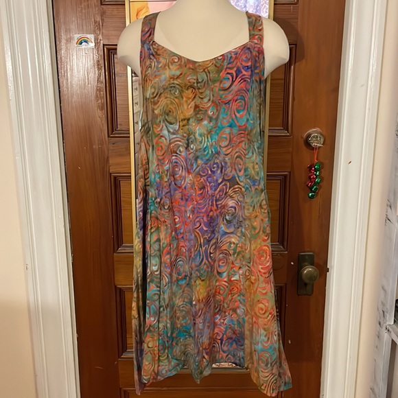 Bali Batik 1x Tank Dress - Picture 4 of 9